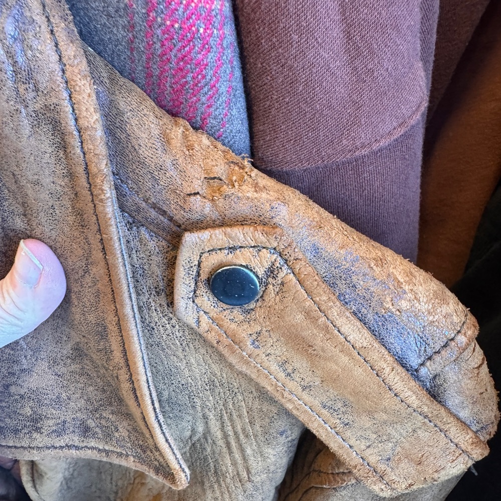 Brown Leather Jacket - image 6